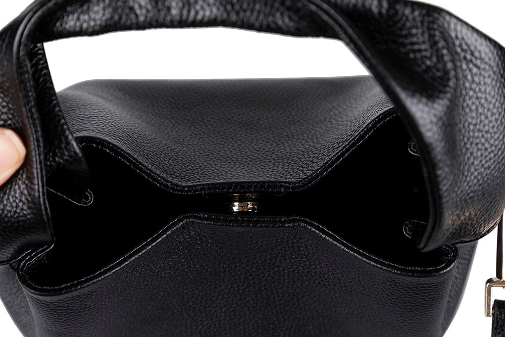 Cortina Women's Leather Bag - Black