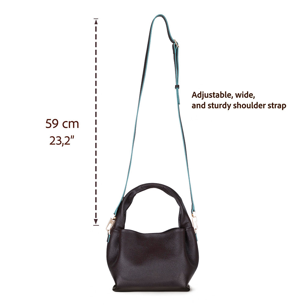 Cortina Women's Leather Bag - Brown
