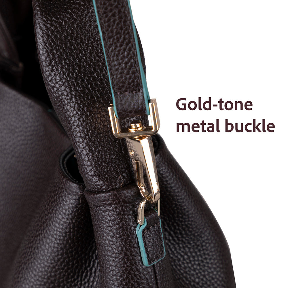Cortina Women's Leather Bag - Brown