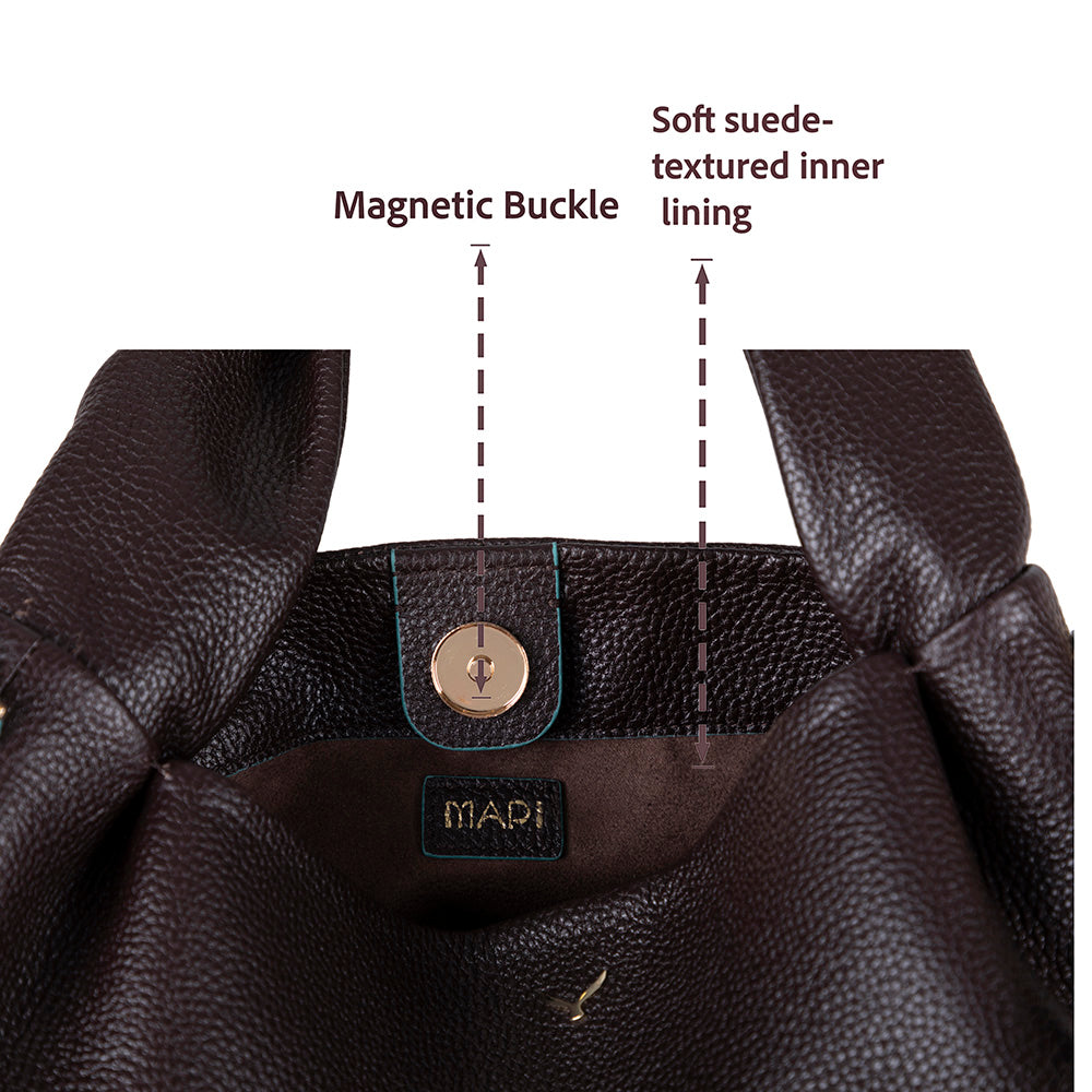 Cortina Women's Leather Bag - Brown