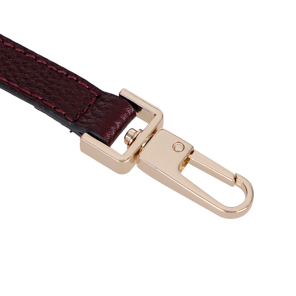 Cortina Women's Leather Bag - Burgundy