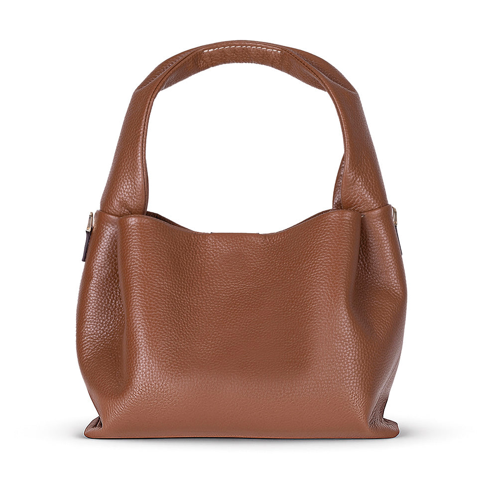 Cortina Women's Leather Bag - Tan