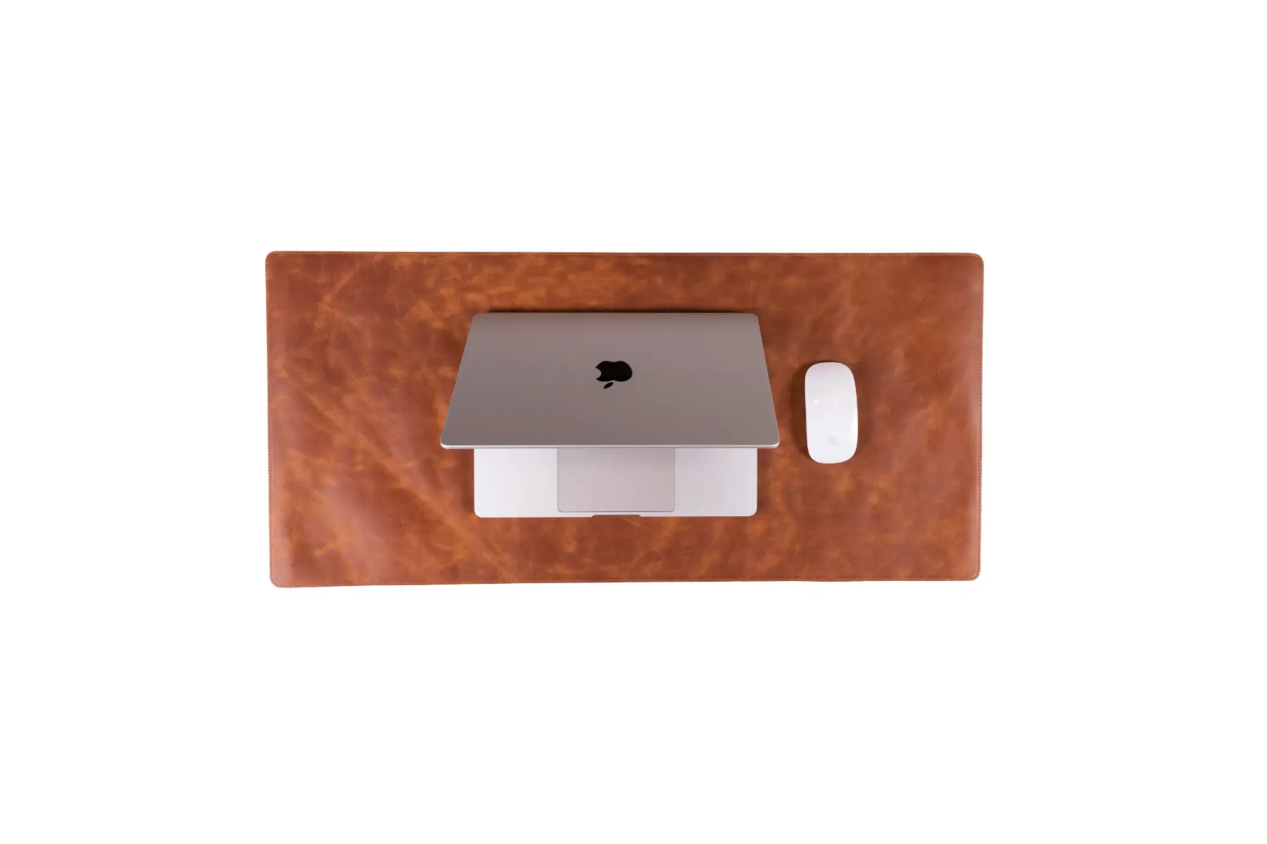 Brown Leather Desk Mat-Medium Size
