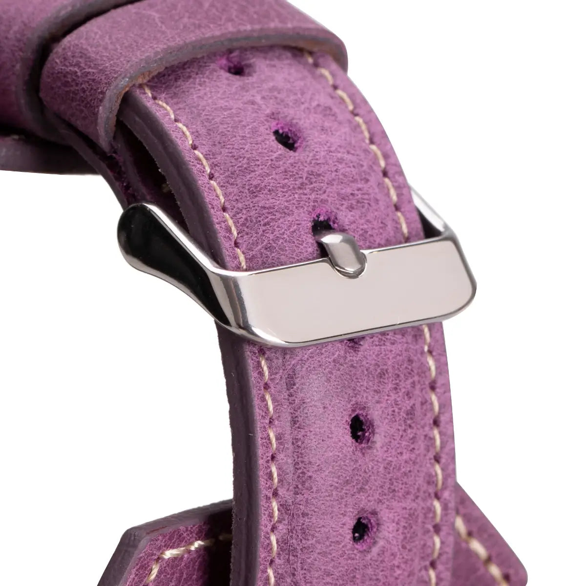 Distressed Purple Leather Cuff Apple Watch Band