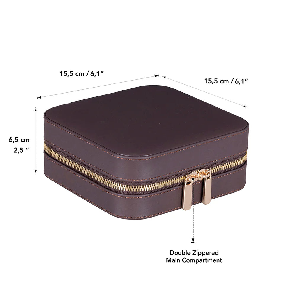 Leather Jewelry Box-Espresso