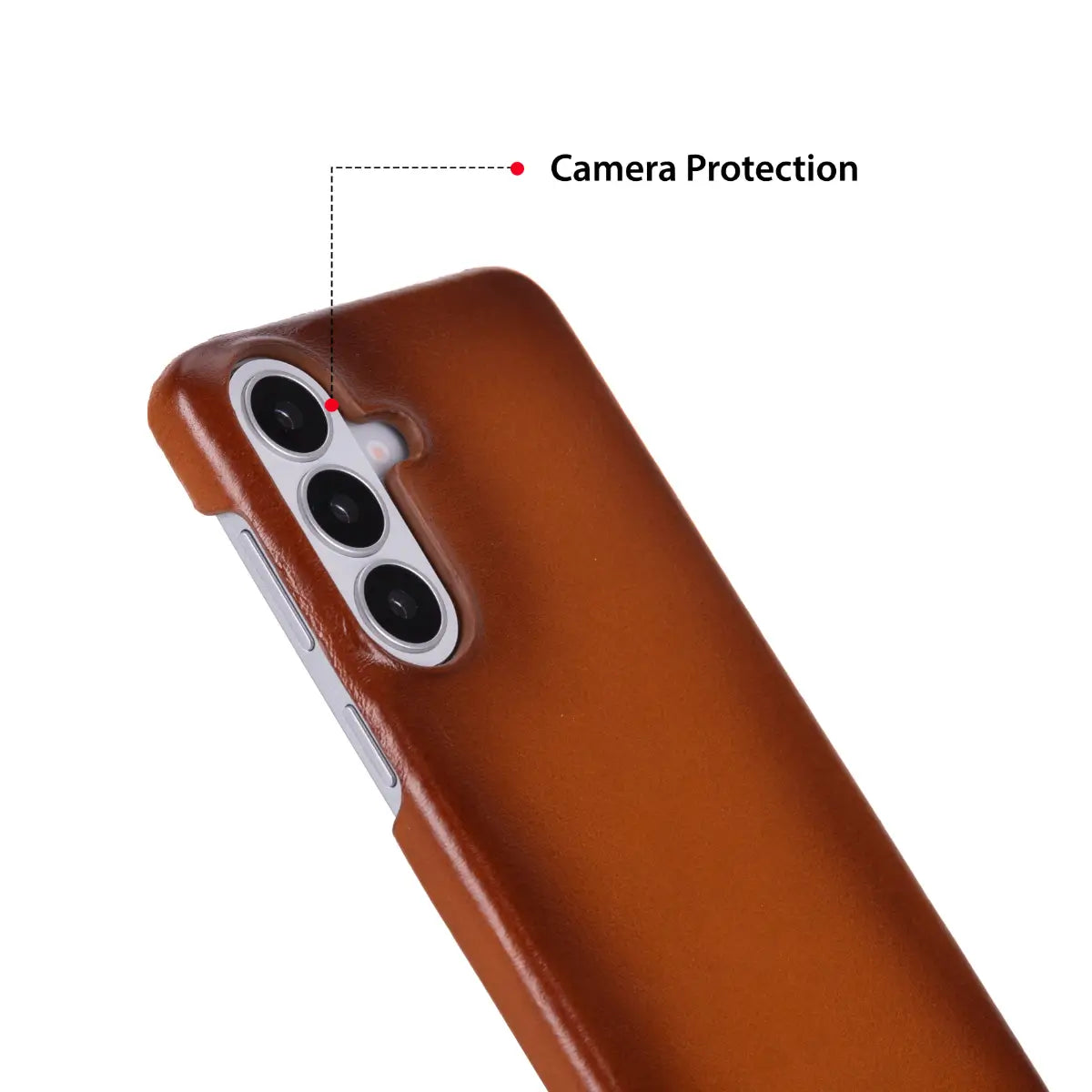 Galaxy S26 Plus Leather Case - Burnished Tan (Rivo)