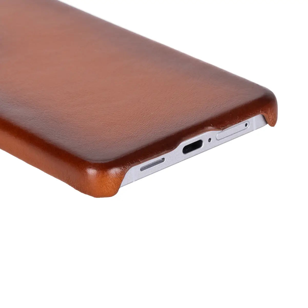 Galaxy S26 Plus Leather Case - Burnished Tan (Rivo)