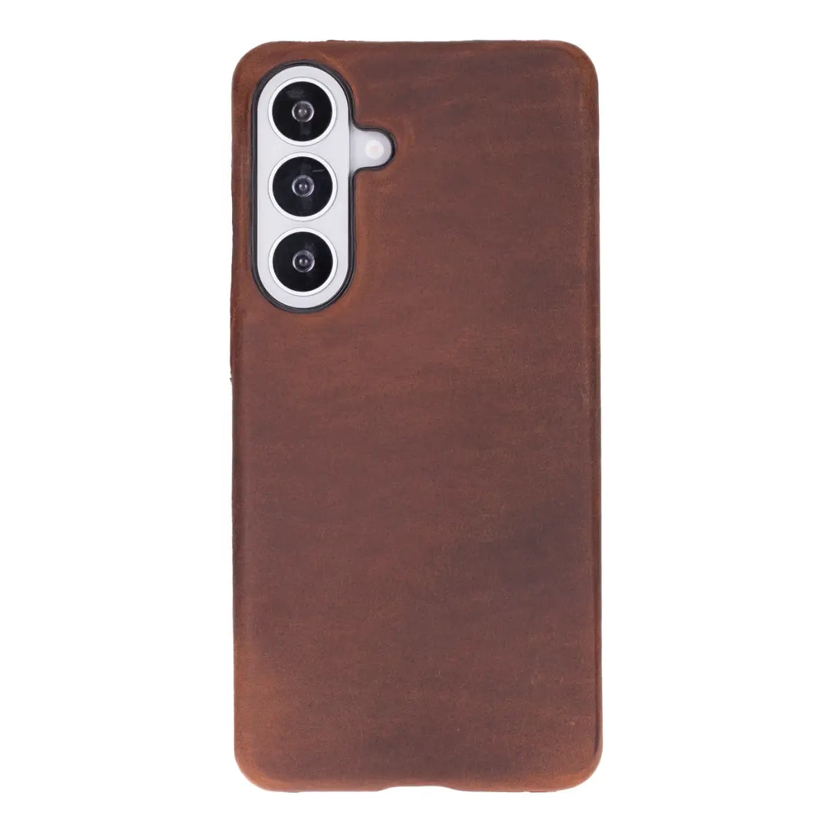 Galaxy S26 Plus Leather Case – Distressed Brown (Rivo)