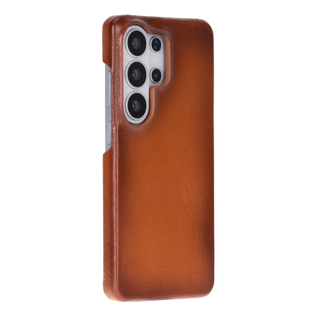 Galaxy S26 Ultra Leather Case – Burnished Tan (Rivo)
