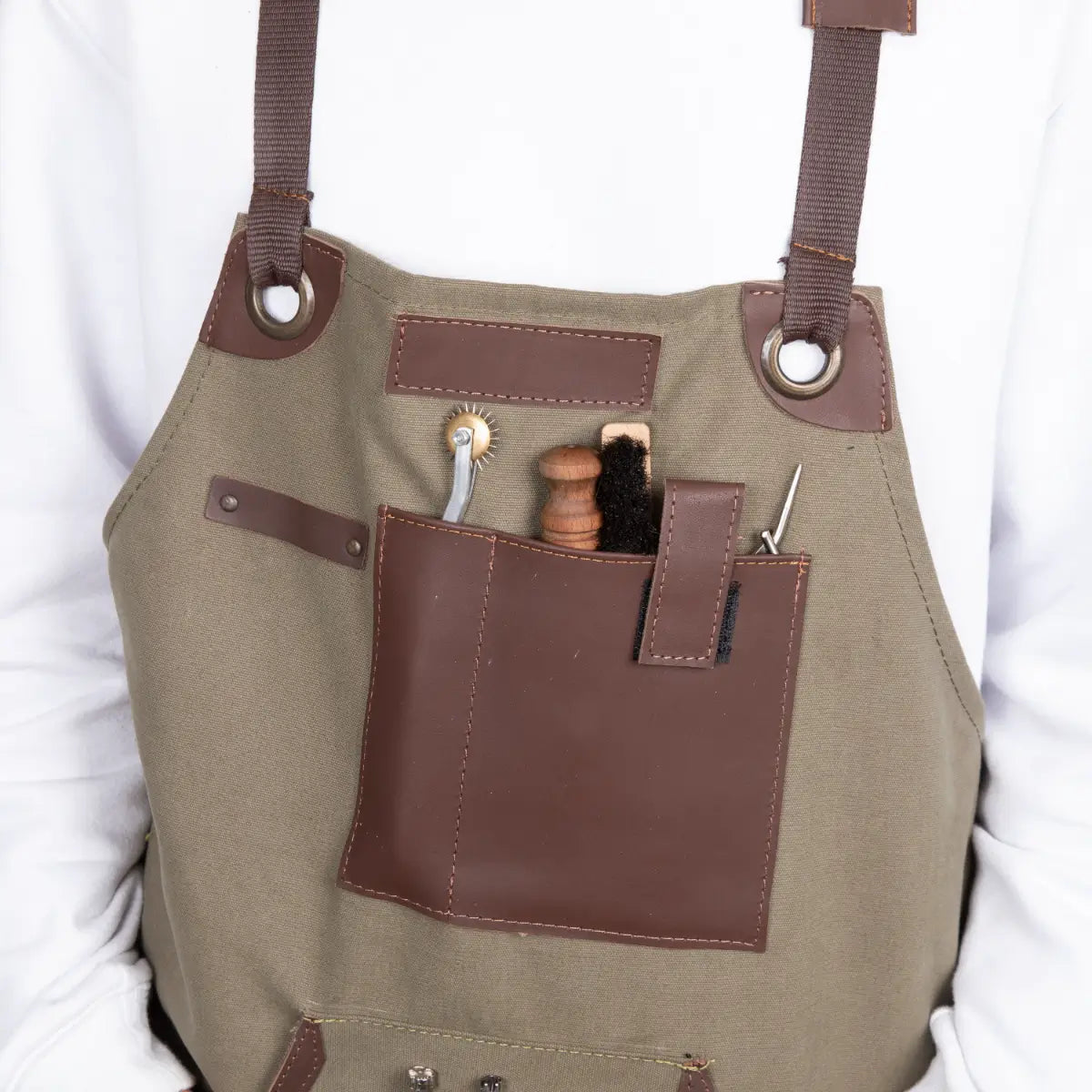 Leather Apron - Brown | O2 Leather
