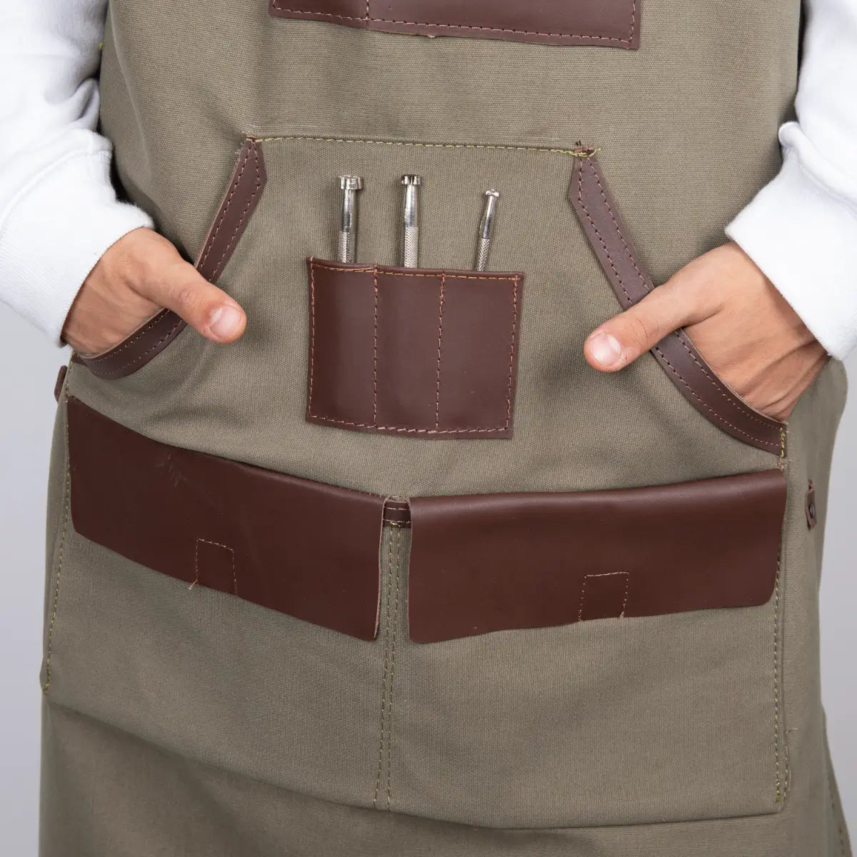 Leather Apron - Brown | O2 Leather