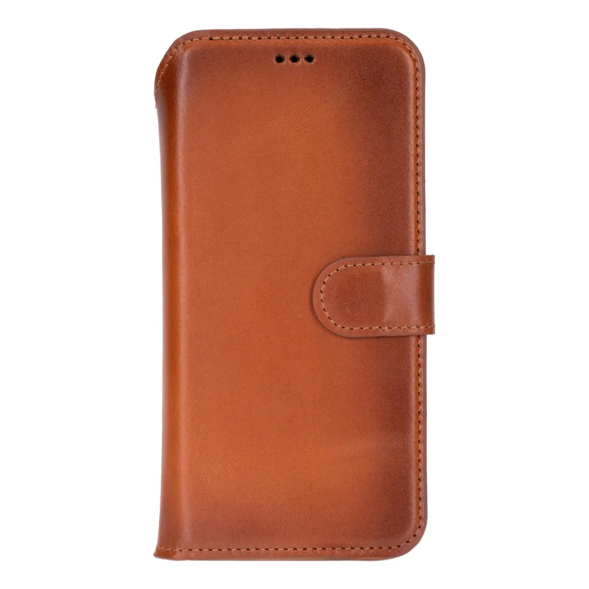 Leather Pixel 10 Detachable Wallet Case, Burnished Tan