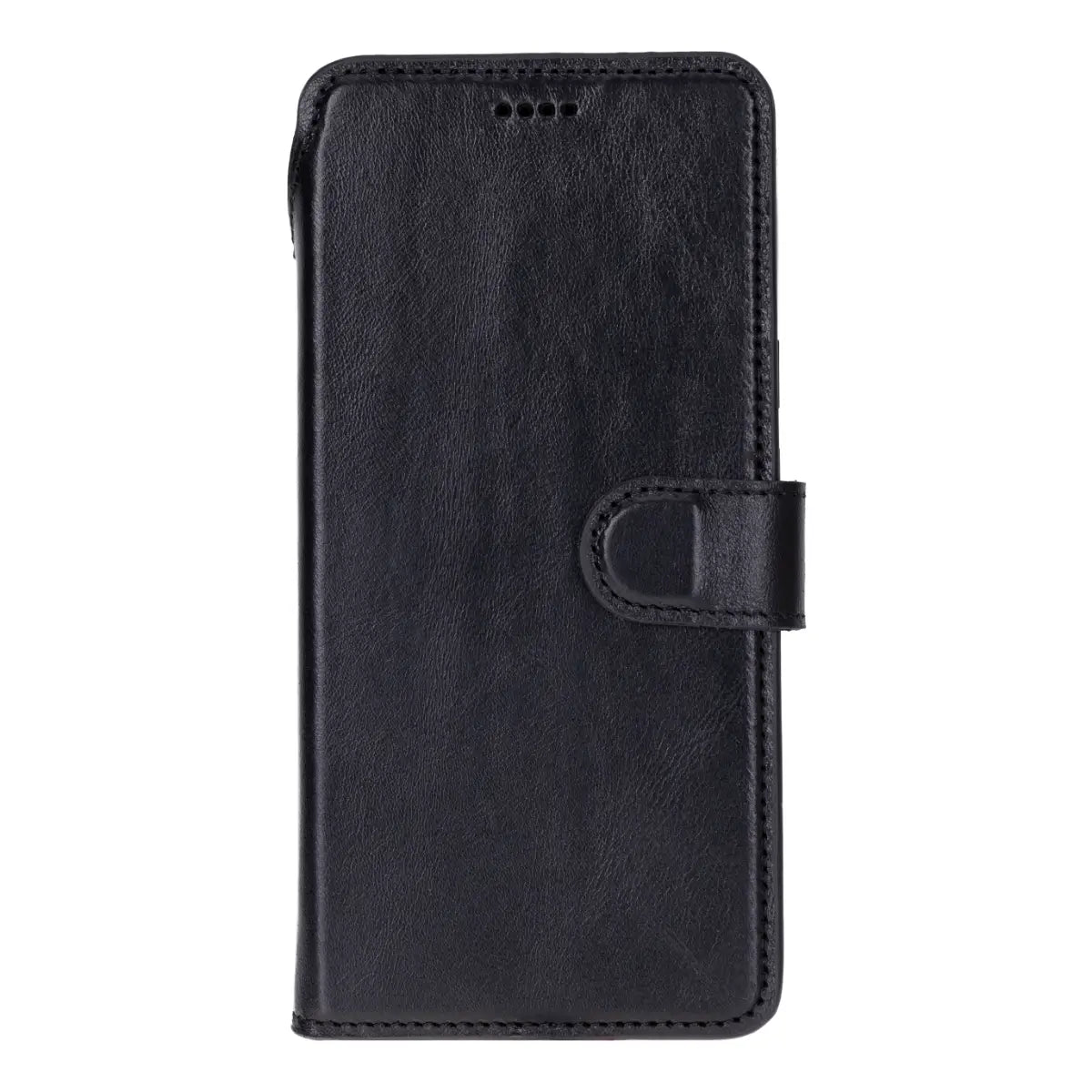 Leather Pixel 10 Pro Detachable Wallet Case, Black