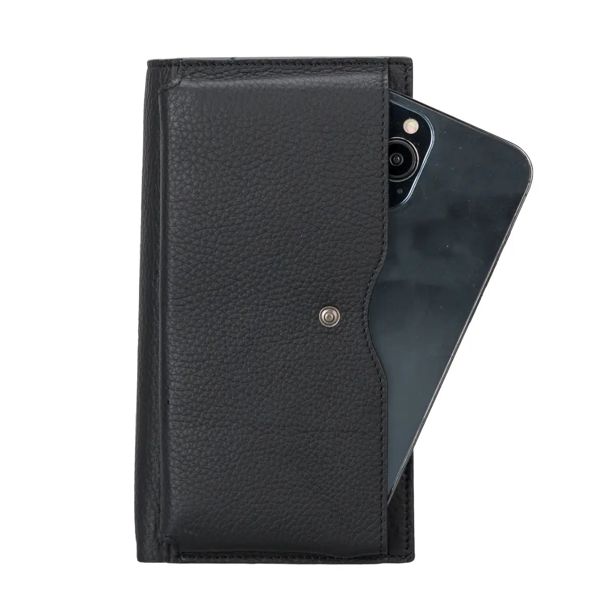 Women's Zipper Wallet-Black (Lozan)