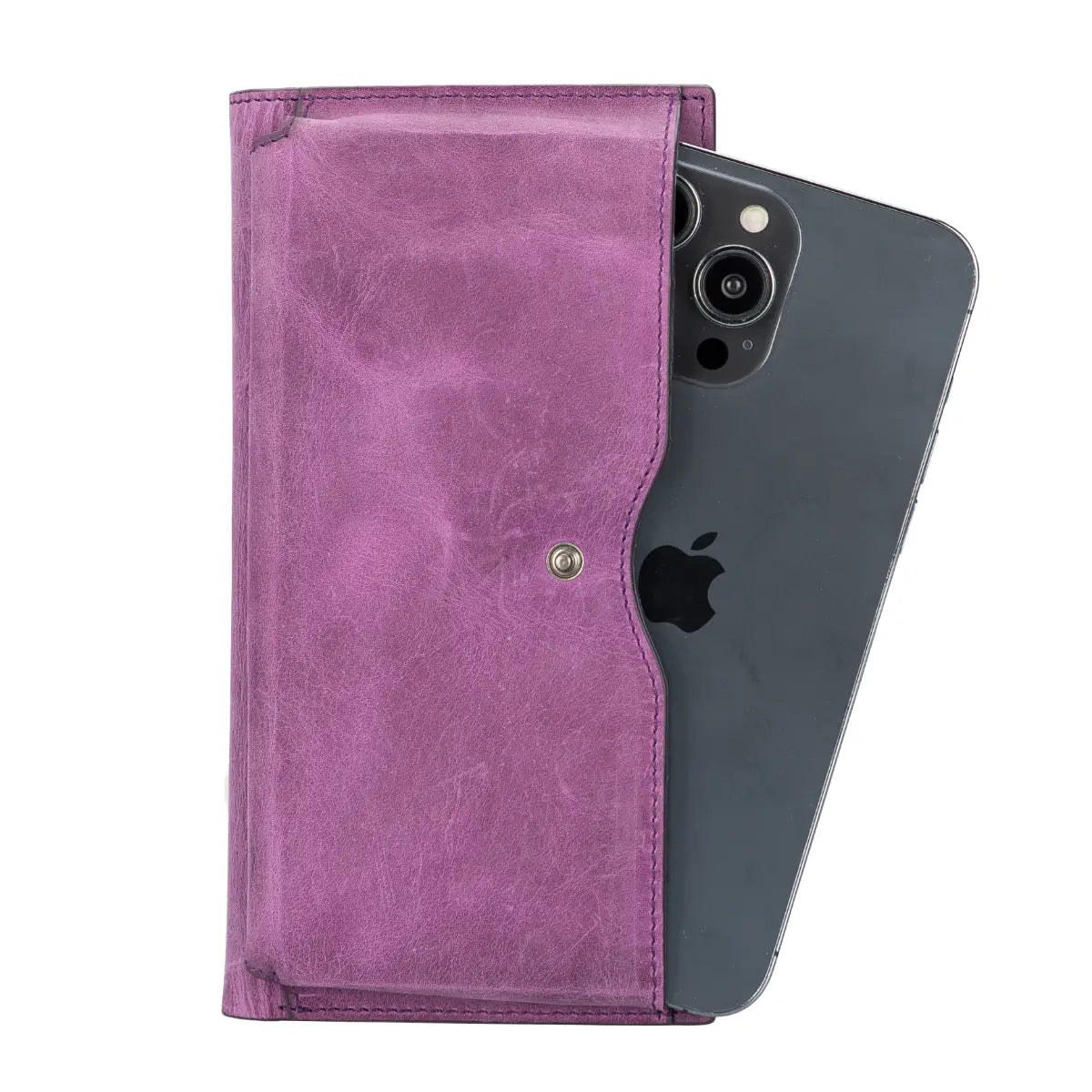 Women's Zipper Wallet-Purple (Lozan)