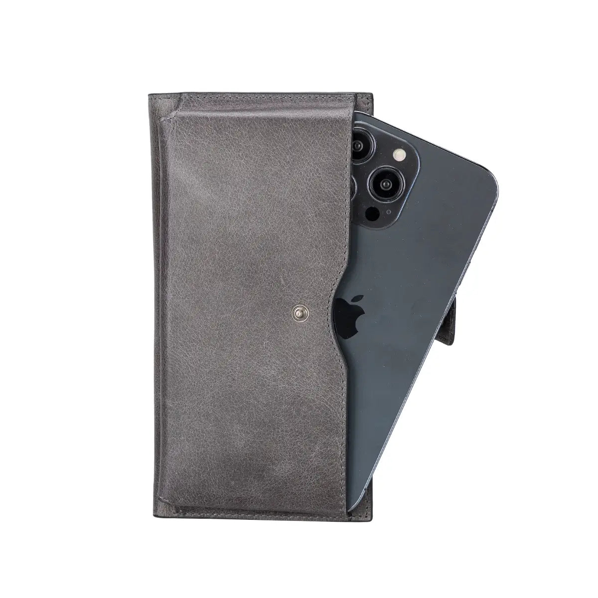 Women's Zipper Wallet-Gray (Lozan)