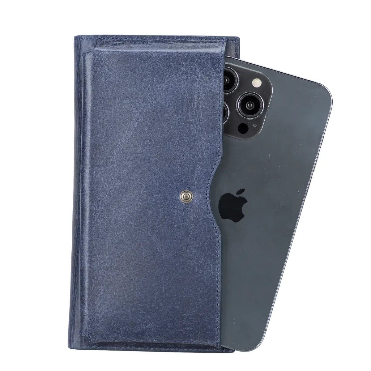 Women's Zipper Wallet-Blue (Lozan)