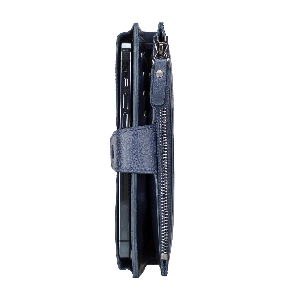 Women's Zipper Wallet-Blue (Lozan)
