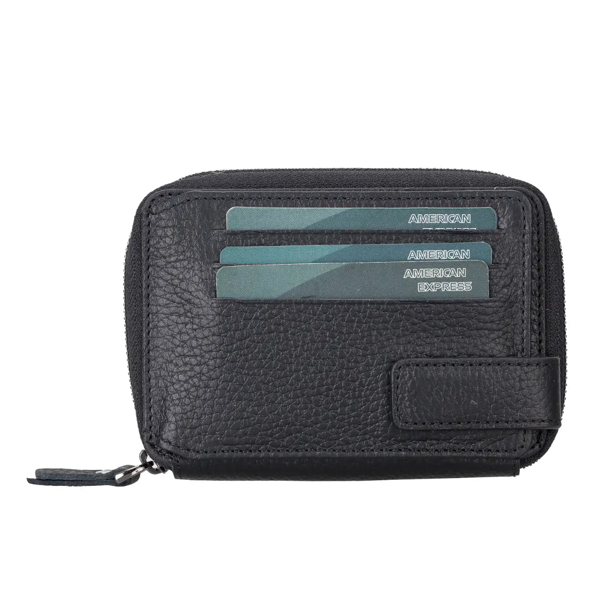 Lugano Leather Men's Wallet-Black