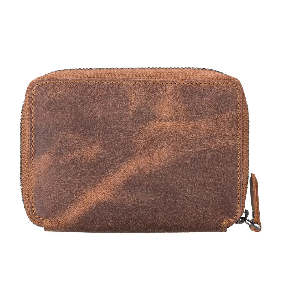 Lugano Leather Men's Wallet-Distressed Brown