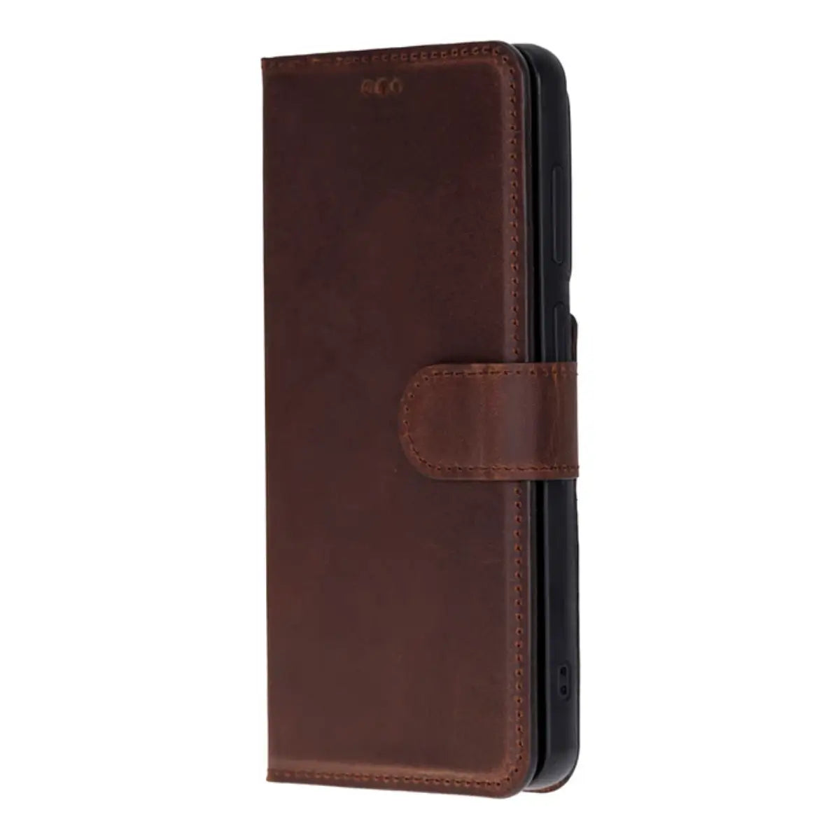 Galaxy S26 Leather Case - Distressed Brown (Vero)