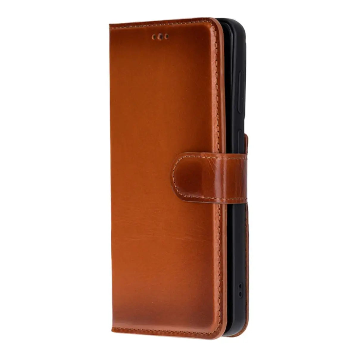 Galaxy S26 Leather Case - Burnished Tan (Vero)