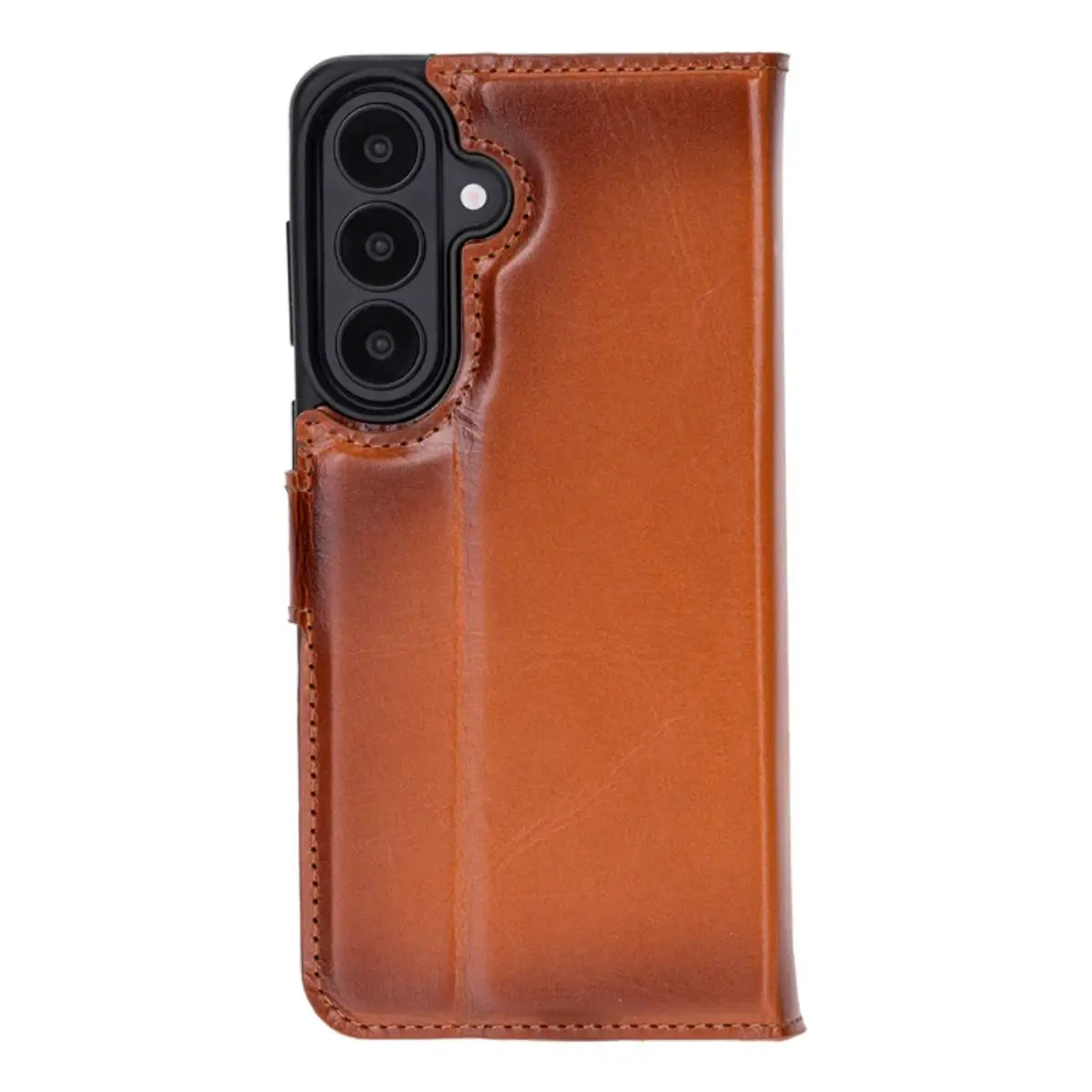 Galaxy S26 Leather Case - Burnished Tan (Vero)
