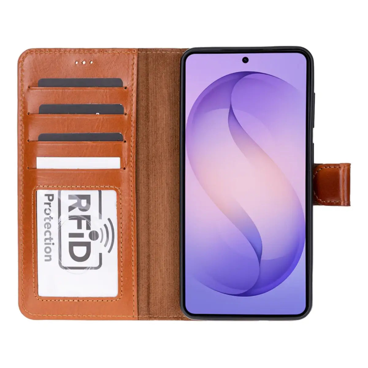 Galaxy S26 Leather Case - Burnished Tan (Vero)