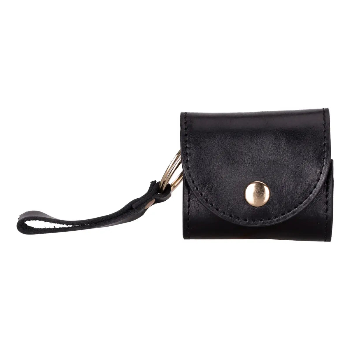 Black Leather AirPods Mai Case