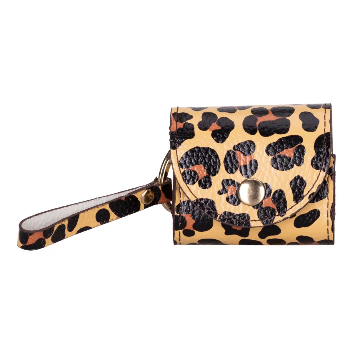 Leopard Pattern Leather AirPods Mai Case