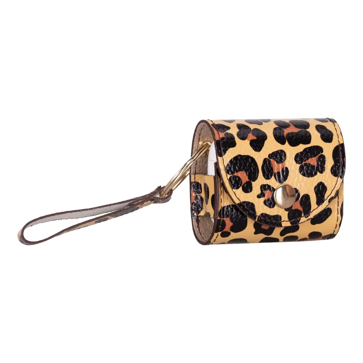 Leopard Pattern Leather AirPods Mai Case
