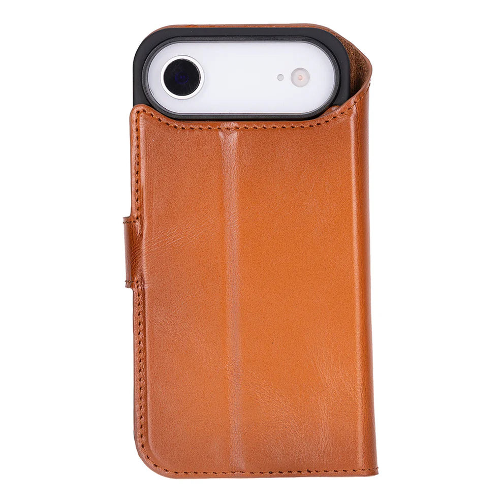 iPhone 17 Air Leather Case – Burnished Tan (Vero)