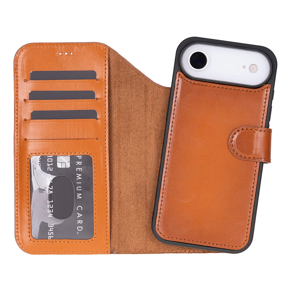 iPhone 17 Air Leather Case – Burnished Tan