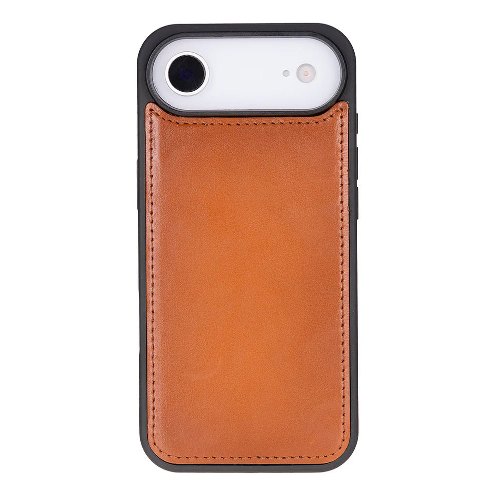iPhone 17 Air Leather Case – Burnished Tan (Vero)