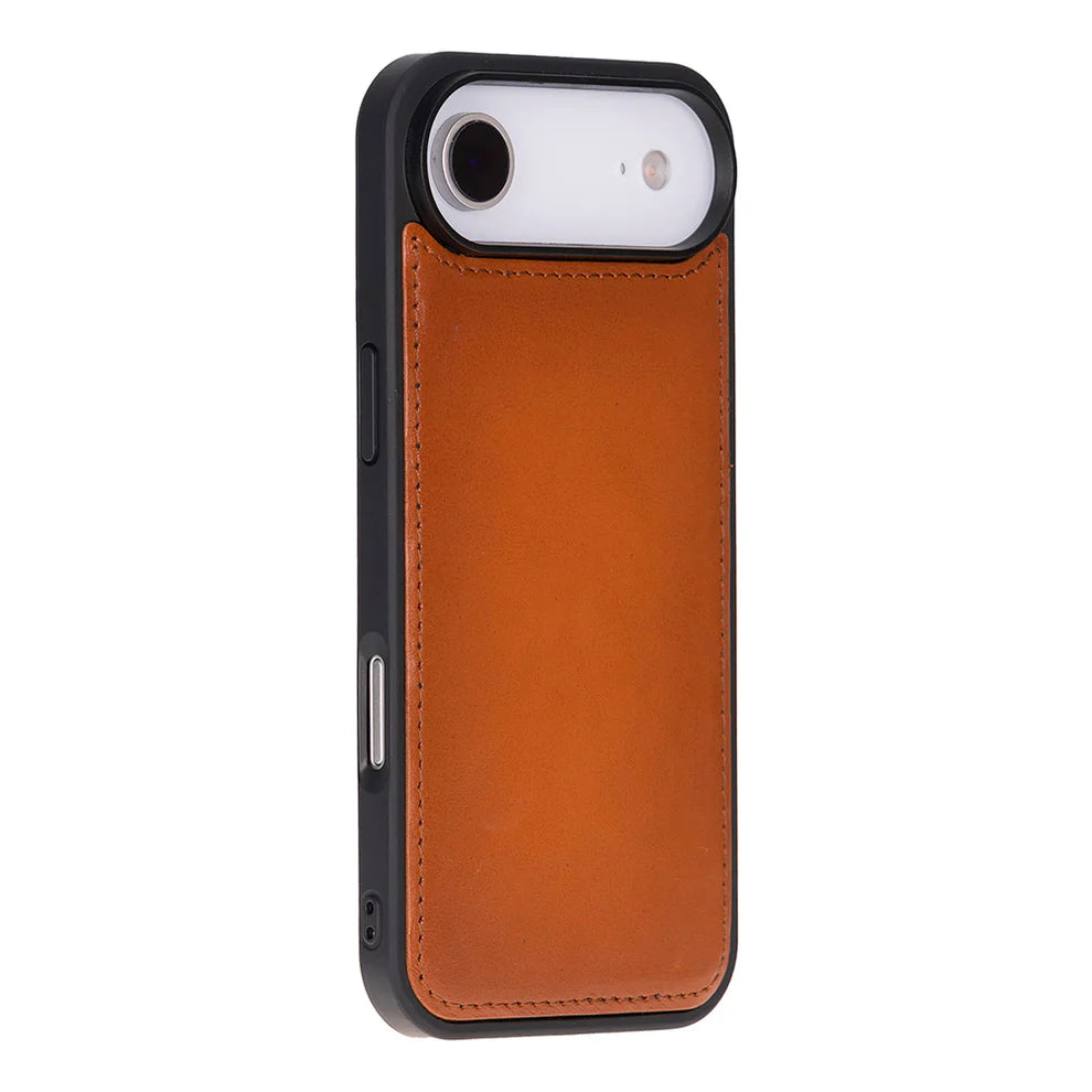 iPhone 17 Air Leather Case – Burnished Tan (Vero)