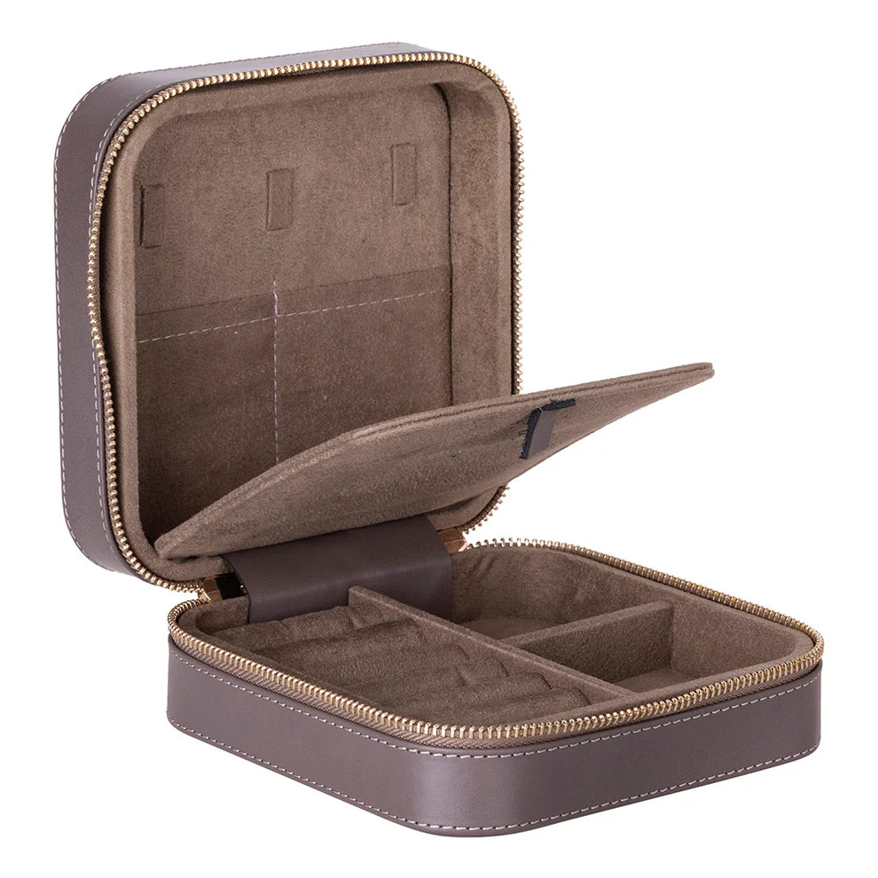Leather Jewelry Box-Mink