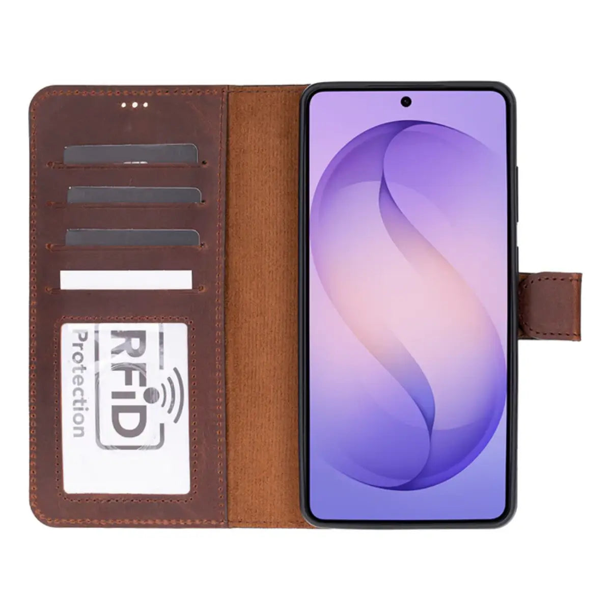 Galaxy S26 Ultra Leather Case - Distressed Brown (Vero)