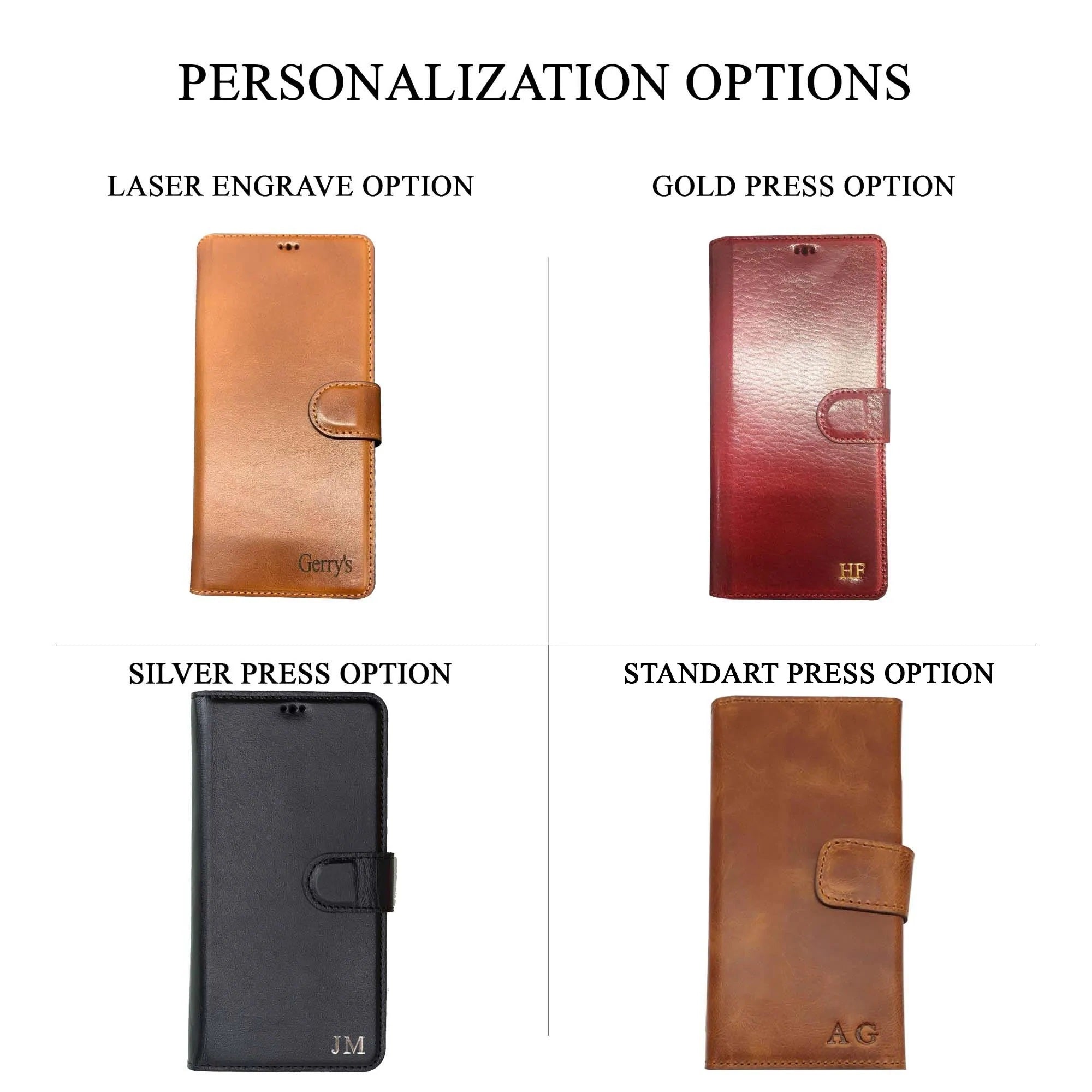 Burnished Tan Leather Magnetic Wallet Case for iPhone 15 Pro (6.1"), Prestige