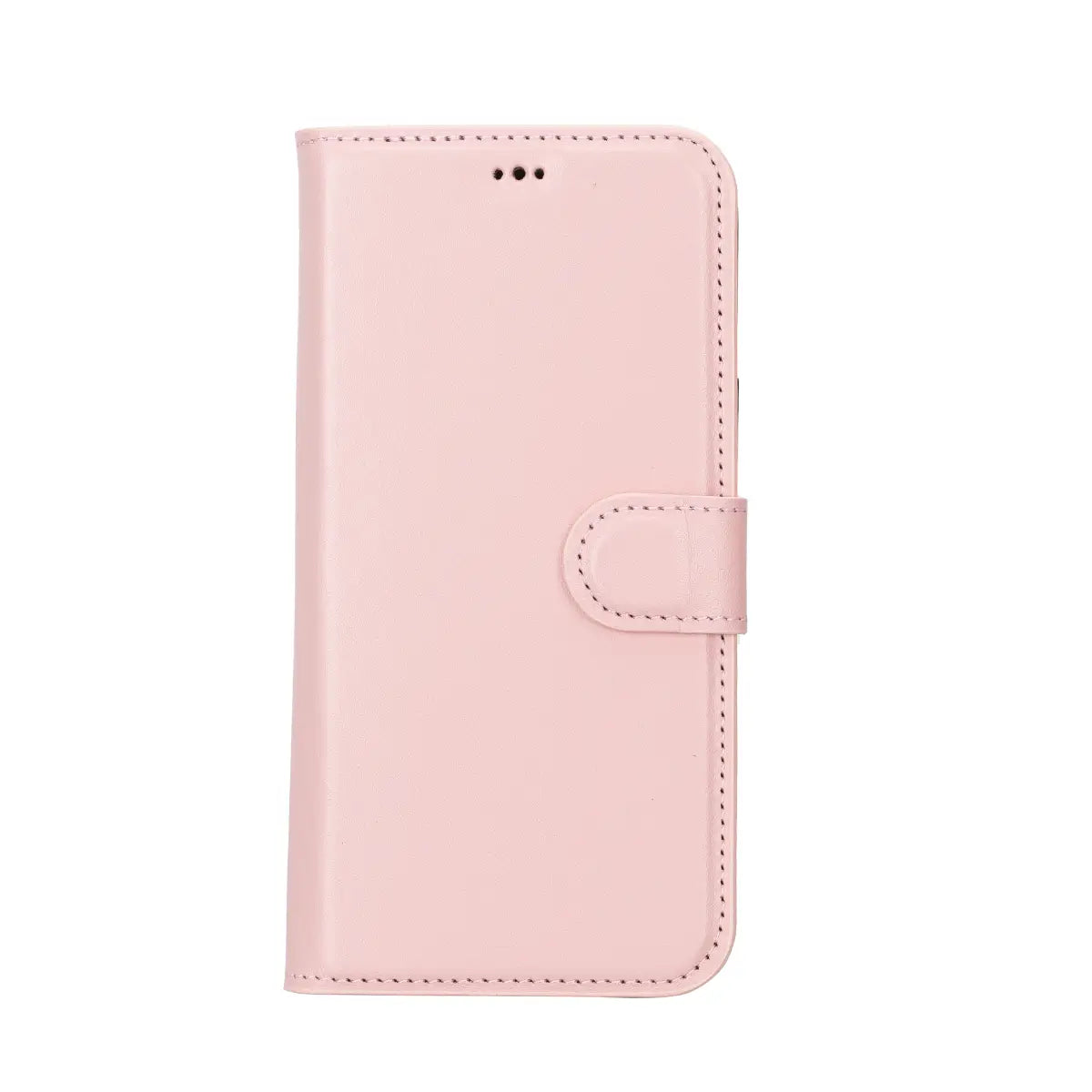 Pink Leather Wallet Case for iPhone 14 Plus