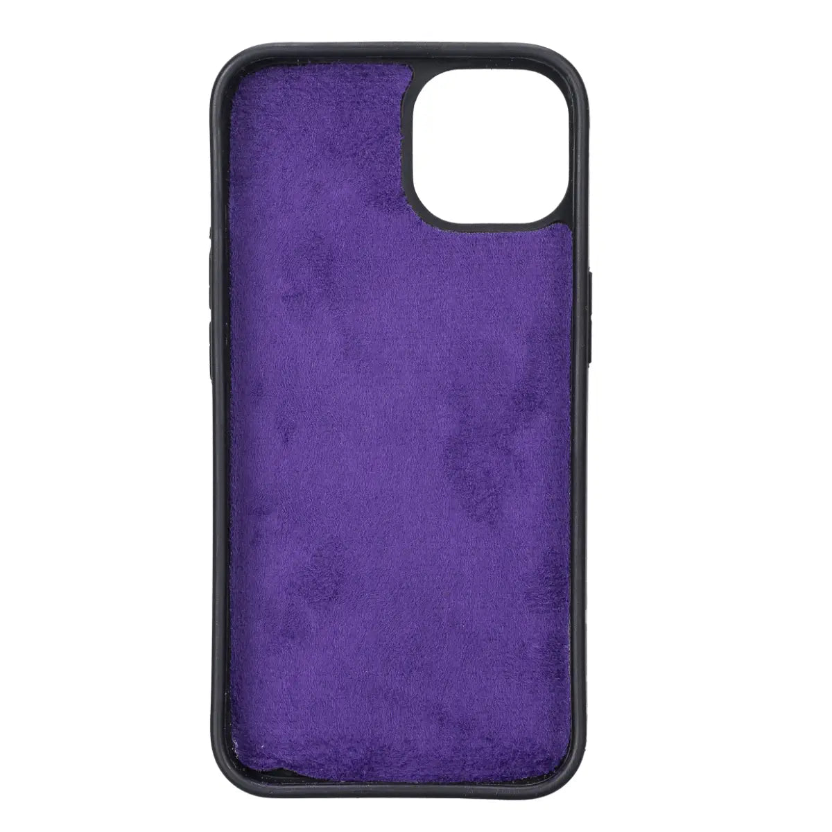Purple iPhone 13 Leather Case-O2 Leather