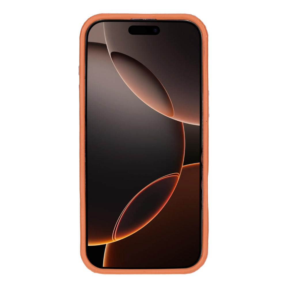 Rivo iPhone 16 Pro Max Burnished Tan Leather Case