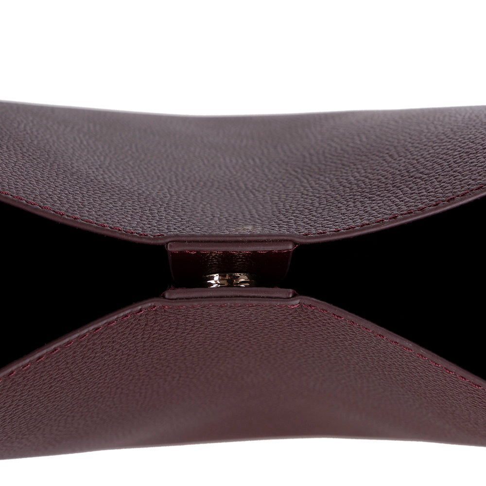 Stella Leather Women's Bag - Burgundy