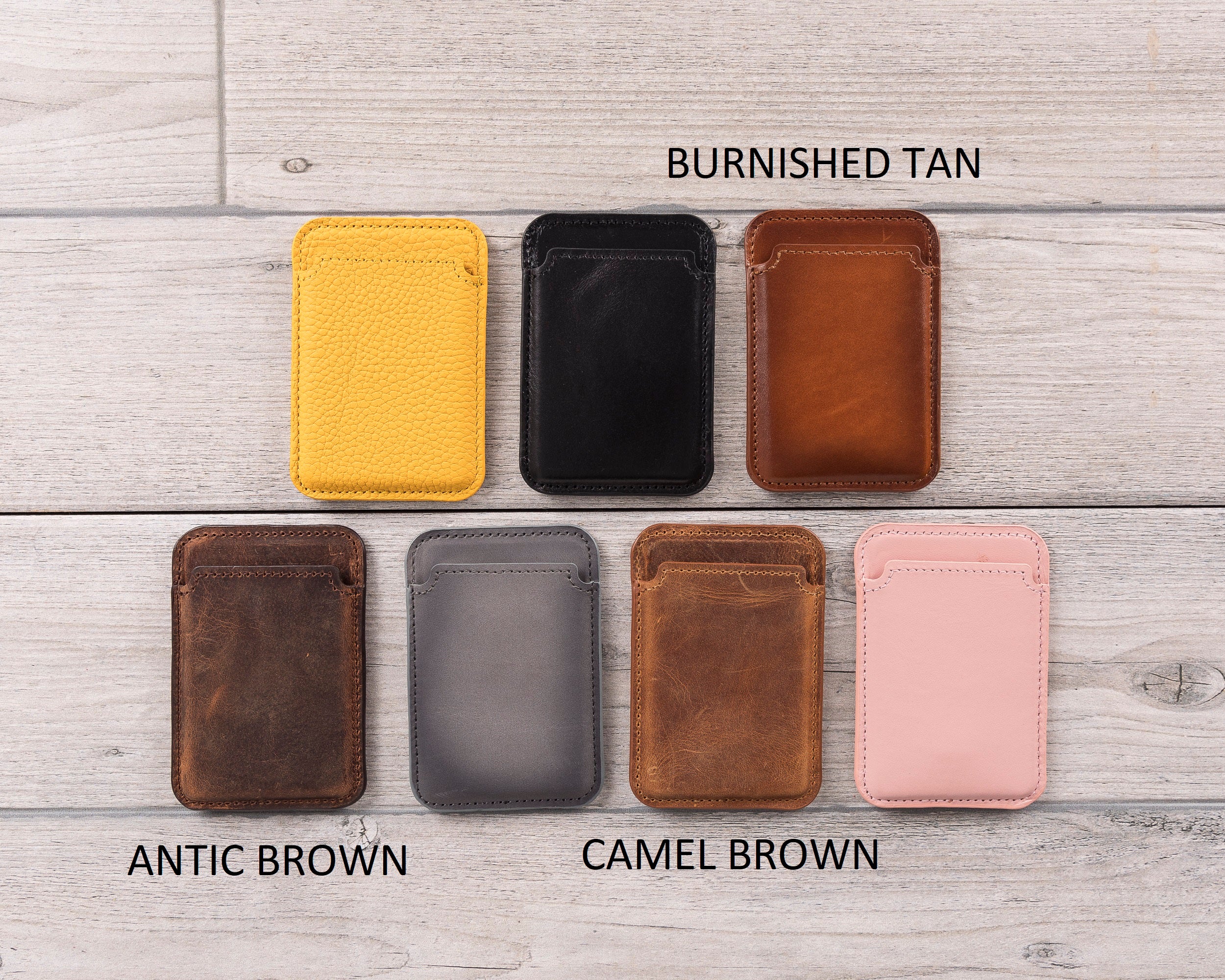 Leather Magnetic Wallet for iPhone 12/13/14/15 Models