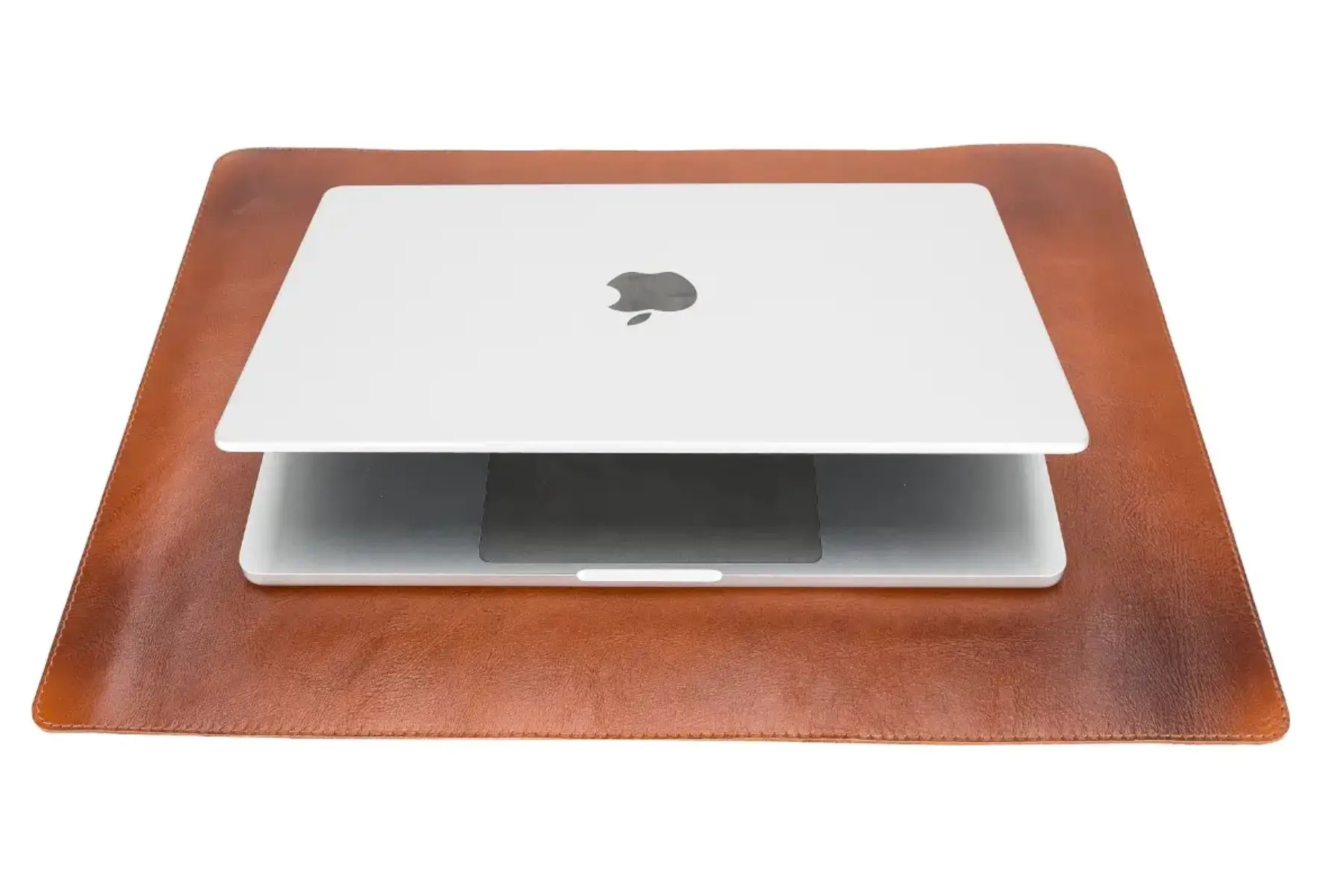 Burnished Tan Leather Desk Mat-Small Size