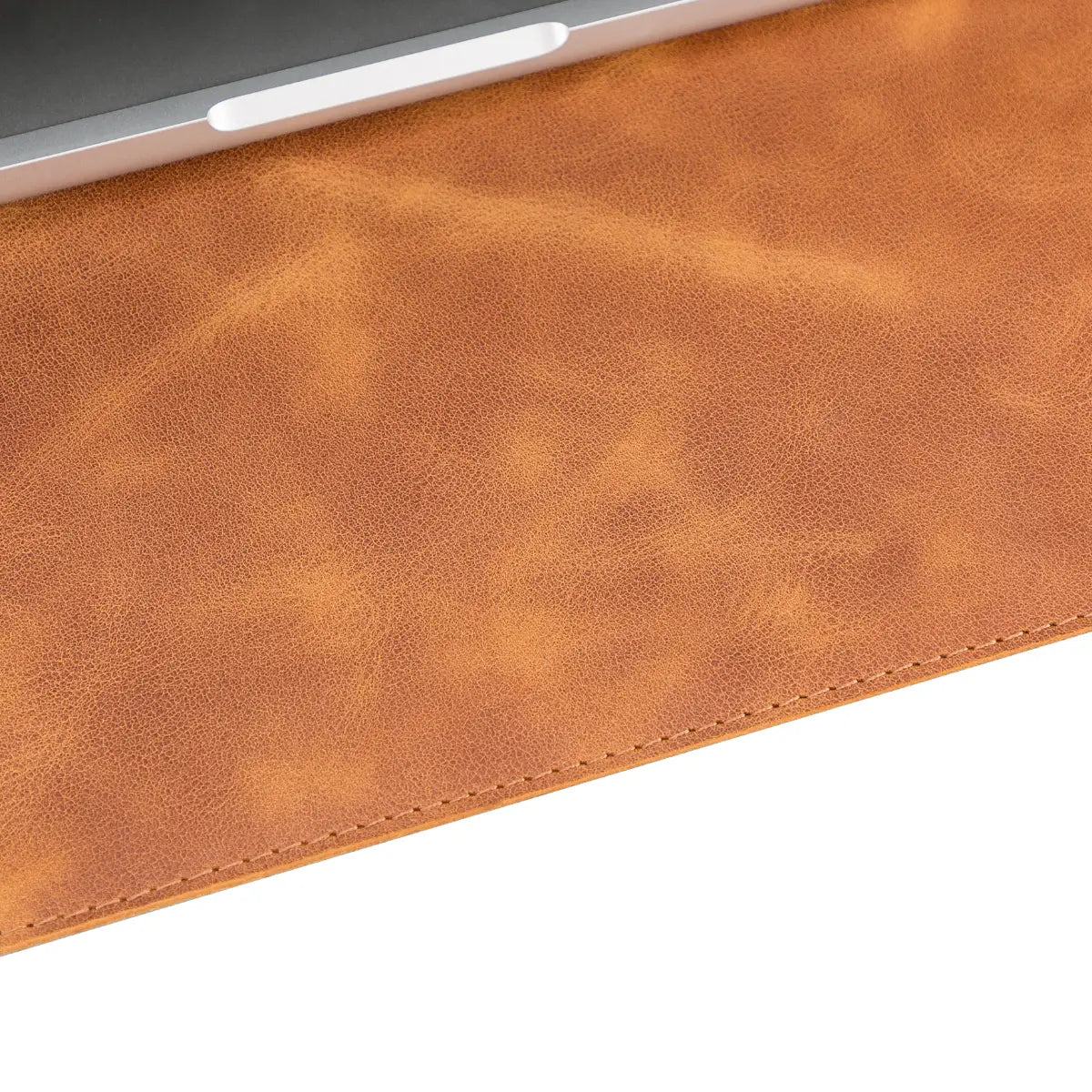Camel Brown Leather Desk Mat-Small Size
