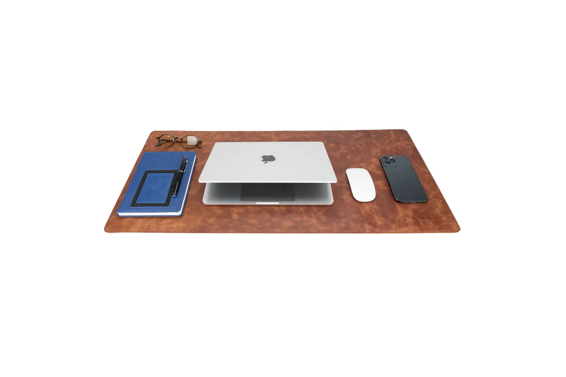 Brown Leather Desk Mat-Medium Size