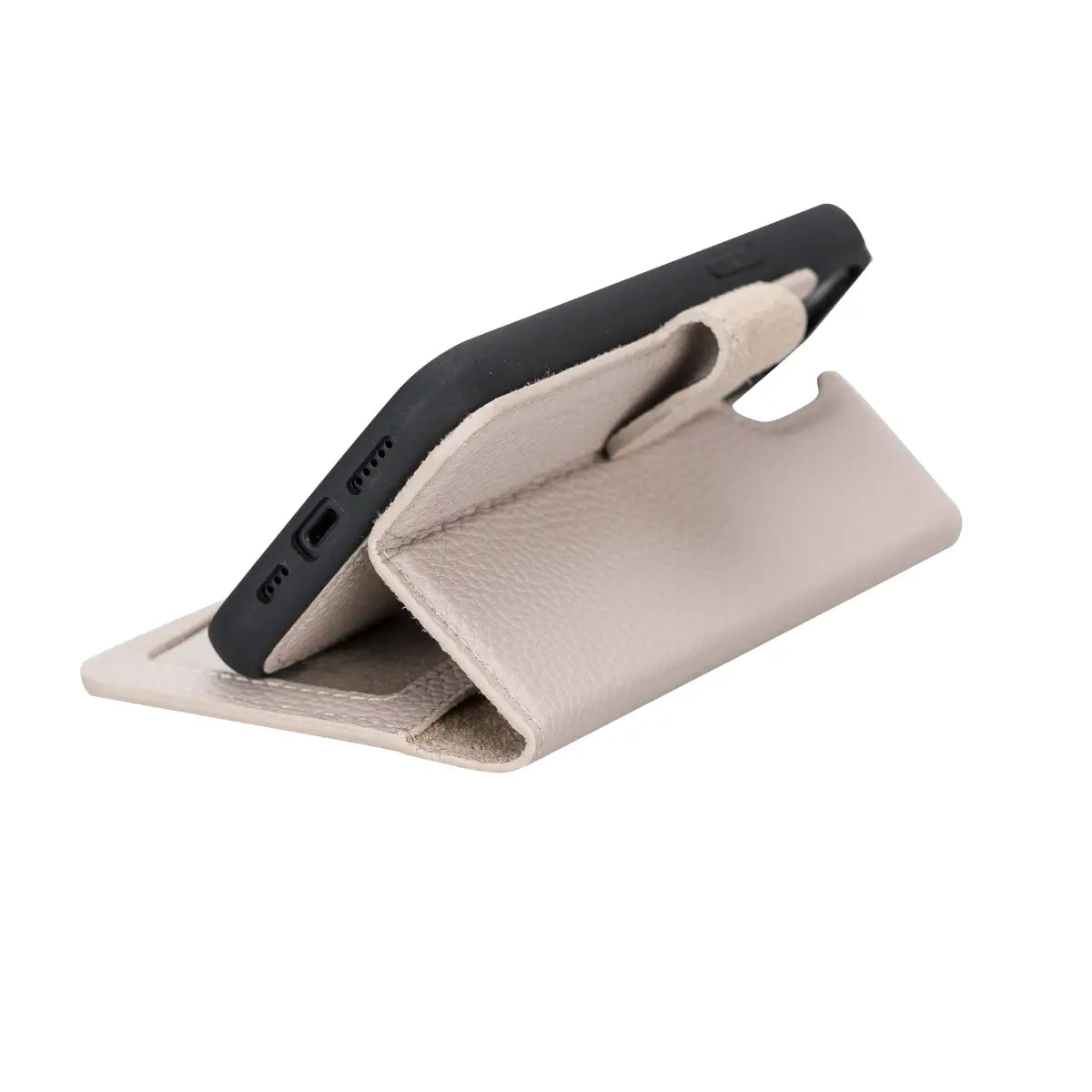 iPhone 14 Plus Leather Case – Beige (Vero)