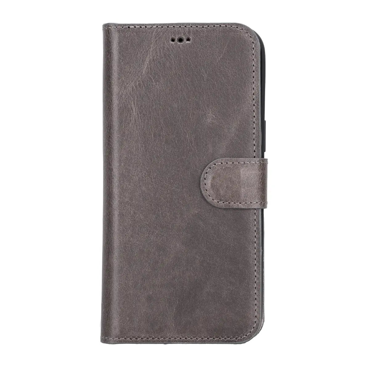 iPhone 14 Pro Max Leather Case – Dark Gray (Vero)
