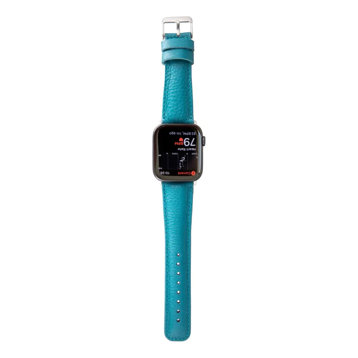 Turquoise Leather Classic Apple Watch Band