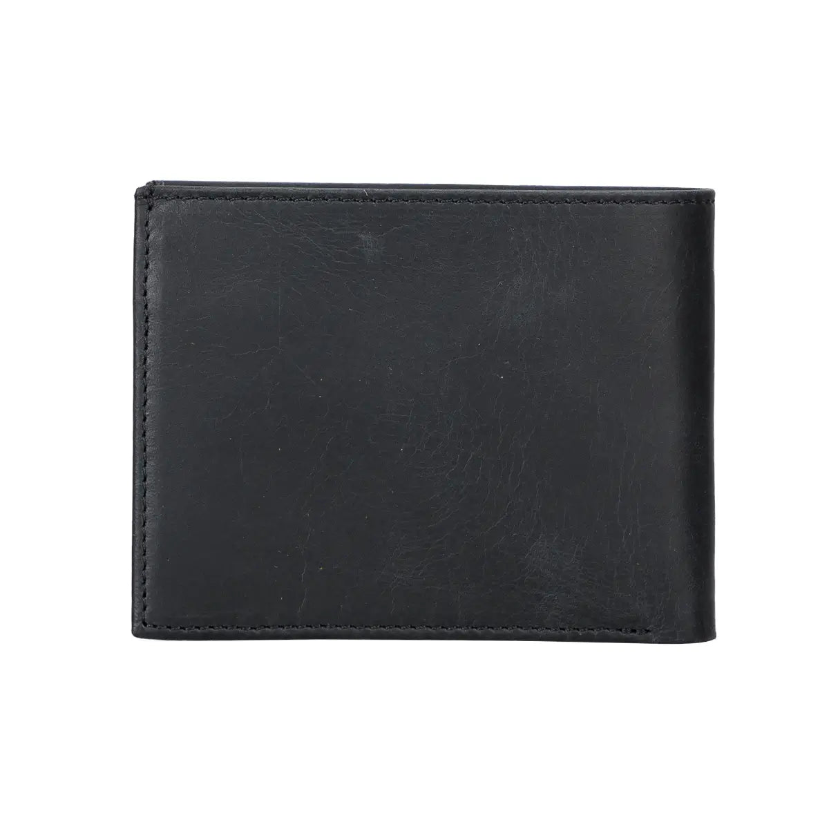Ranger Trifold Leather Wallet-Black